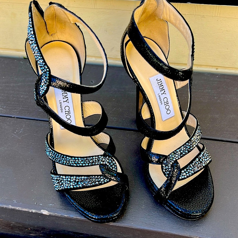 Jimmy Choo black high heels